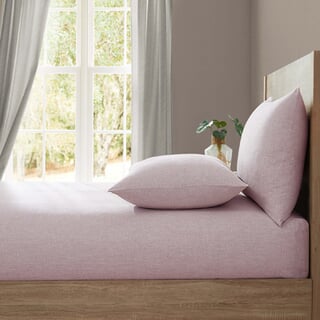 Plain Linen Mellow Pink