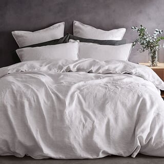 Plain Linen White