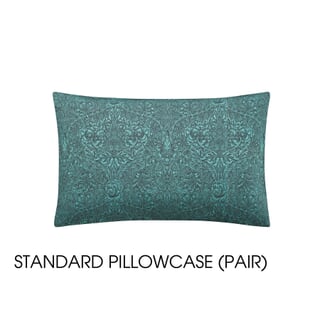 Honeysuckle and Tulip in Mulberry and Teal