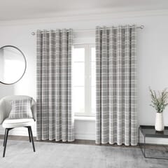 Harriet Blush/Grey Curtains