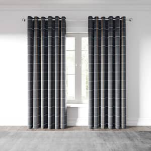 Harper Charcoal Curtains
