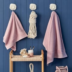 Stripe Towels Powder Pink