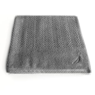 Zig Zag Towels Grey