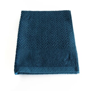 Zig Zag Towels Blue