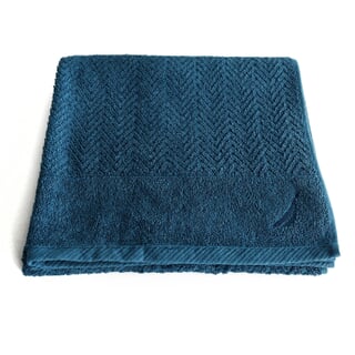 Zig Zag Towels Blue