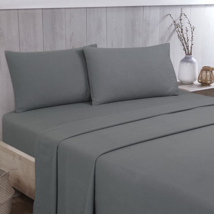Vantona Flannelette Charcoal large