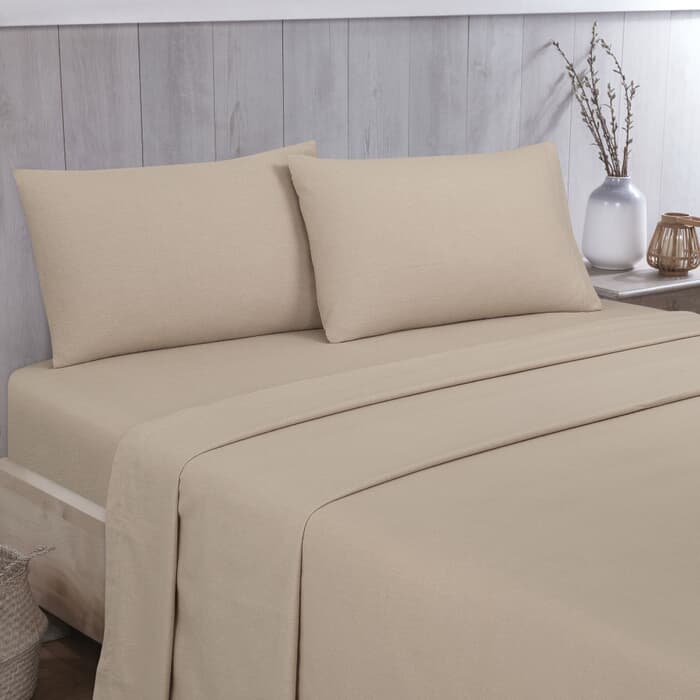 Vantona Flannelette Taupe large