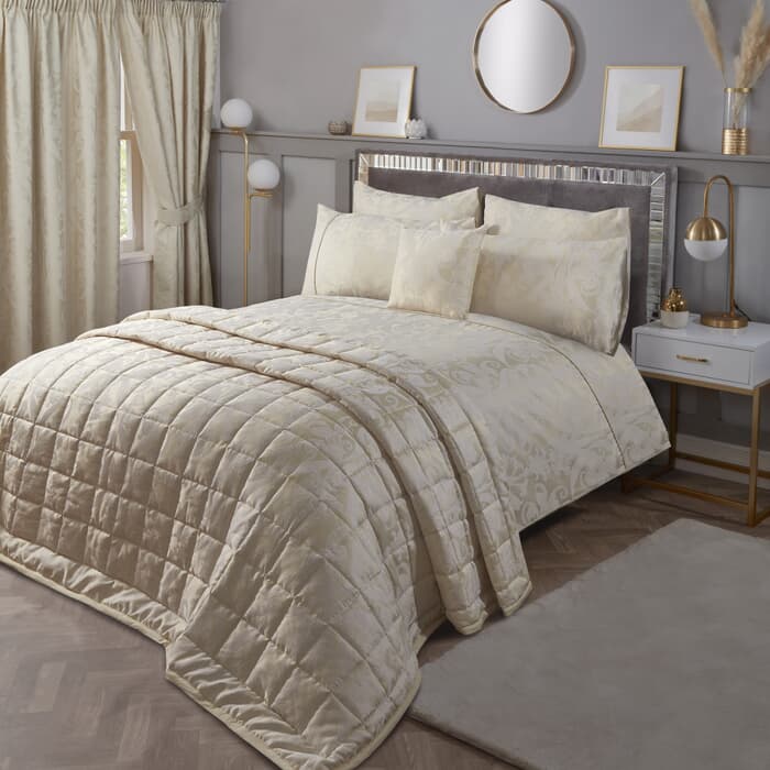 Vantona Nouveau Damask Gold large