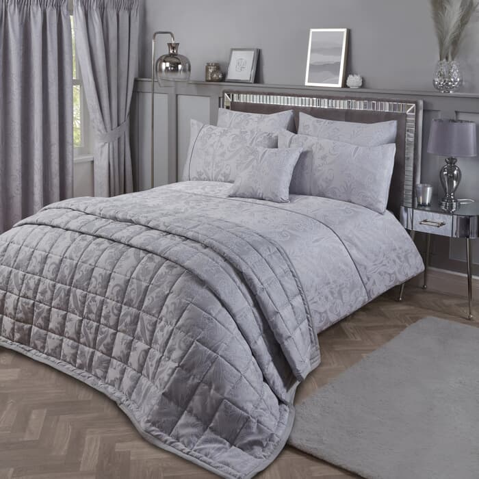 Vantona Nouveau Damask Silver large