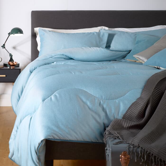 Night Owl Herringbone Fjord Blue large