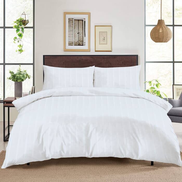Simply Home Chevron Stripe White large