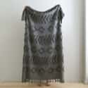 Kabeli Tufted Throw Charcoal