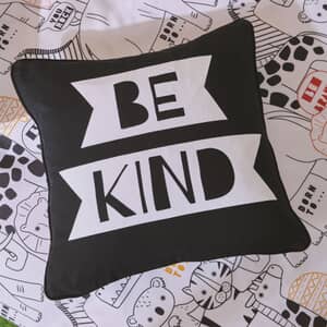 You Rock / Be Kind Cushion Black/White