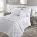 Decadent Floral Embroidered White