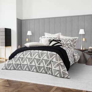 Alana Clipped Jacquard White