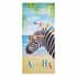 Catherine Lansfield Aloha Zebra Beach Towel small 7072BT1