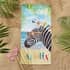 Catherine Lansfield Aloha Zebra Beach Towel small