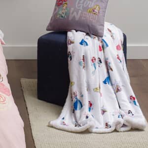 Princess Sherpa Fleece Throw