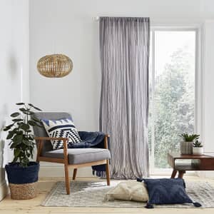 Zofia Broderie Anglaise Slot Top Voile Grey