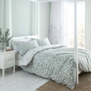 Floral Birds Green