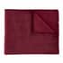 Catherine Lansfield Raschel Velvet Touch Throw Dark Red small 7135THR1