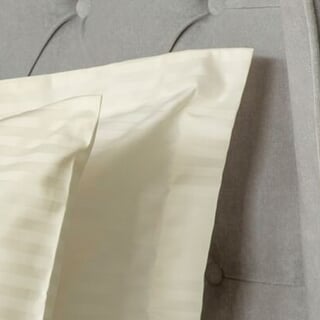 540TC Satin Stripe Ivory