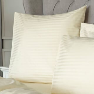 540TC Satin Stripe Ivory