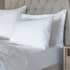 Belledorm 540TC Satin Stripe White small 7170A