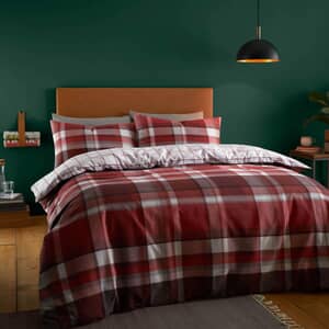 Brushed Check Red