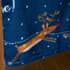 Catherine Lansfield Santas Christmas Wonderland Throw Navy small 7264B