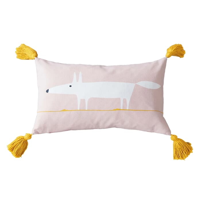 Scion Mr Fox Cushion Milkshake large
