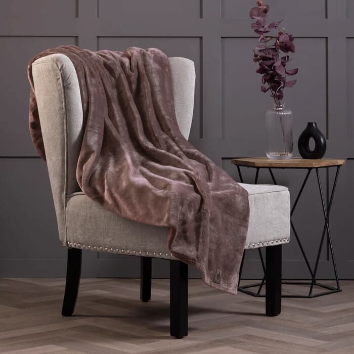 Belledorm Heat Holder Blanket Winter Fawn large