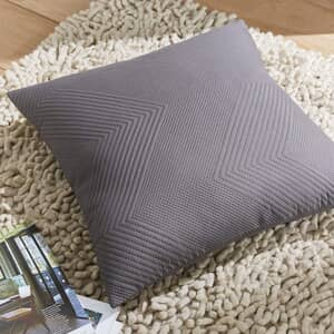 Pinsonic Chevron Cushion Cover Charcoal