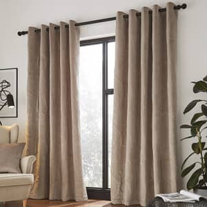 Pinsonic Leaf Curtains Warm Grey