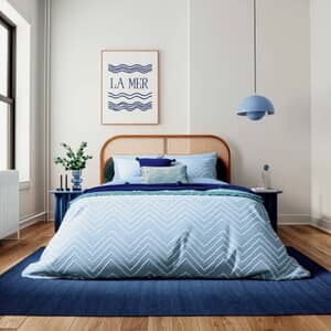 Woven Zigzag Blue