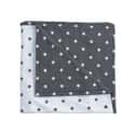 Star Woven Throw Blue