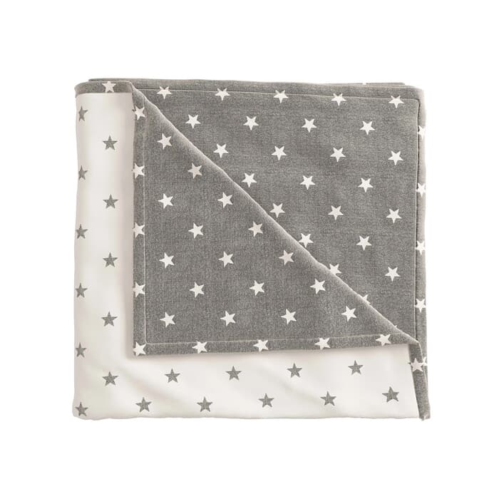 Helena Springfield Star Woven Throw Grey large