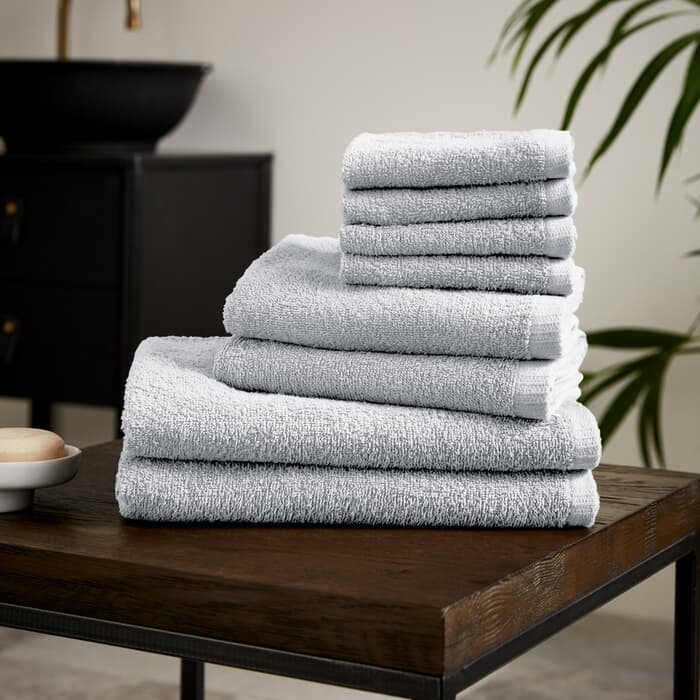 Catherine Lansfield Quick Dry Towels White large