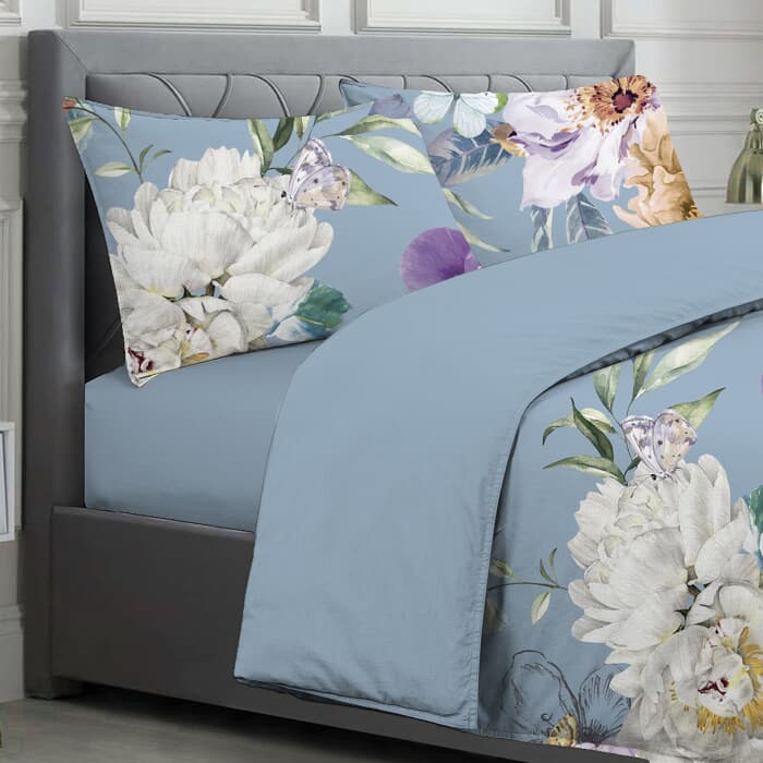 Simply Home Floral Blooms Blue large