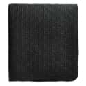 T Quilted Throw Black