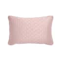 T Quilted Cushion Soft Pink