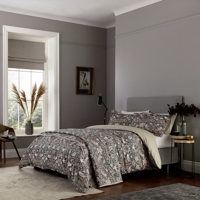 William Morris Strawberry Thief Charcoal large