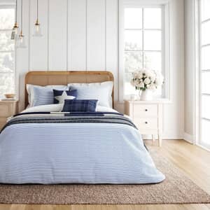 Ticking Stripe Blue