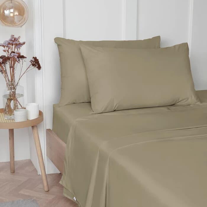 Vantona Plain Dye 180TC Taupe large