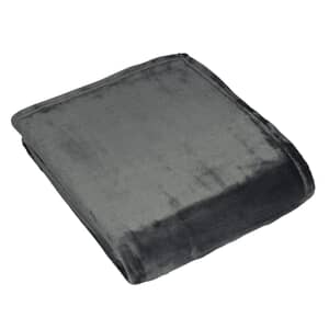 Harlow Fleece Throw Charcoal