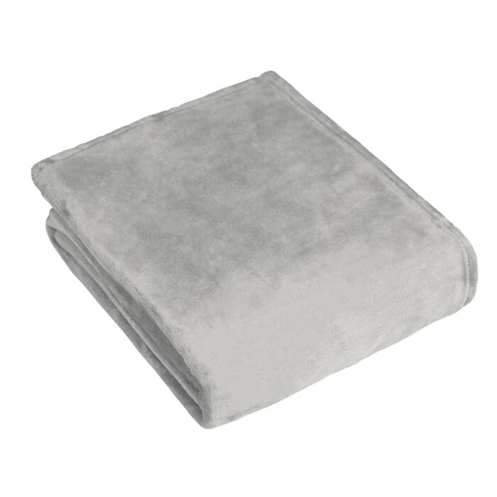 Furn Harlow Fleece Throw Grey large