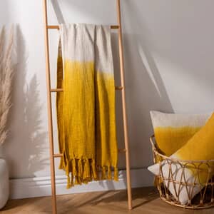 Mizu Throw Ochre