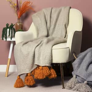 Romily Throw Natural/Ochre