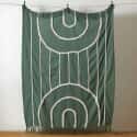 Rainbow Tuft Throw Sage