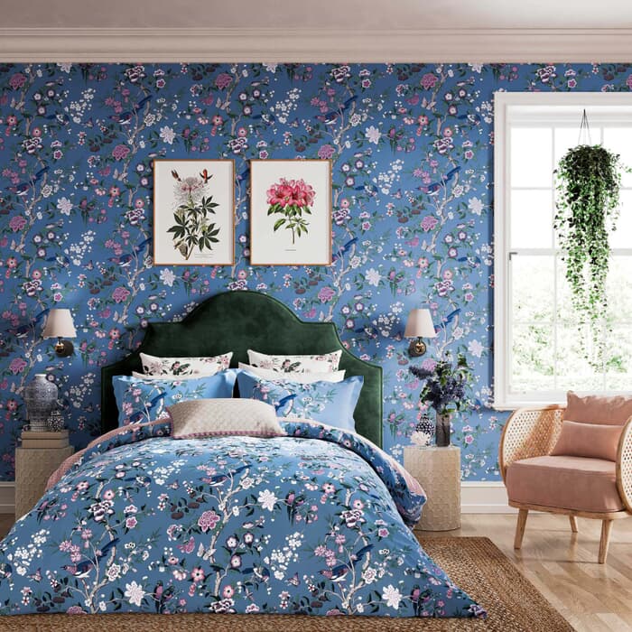 Sanderson Chinoiserie Hall Blueberry large